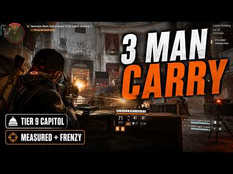 The Division 2 Capitol Building Tier 9 Escalation | 3-Man Carry [2026] thumbnail