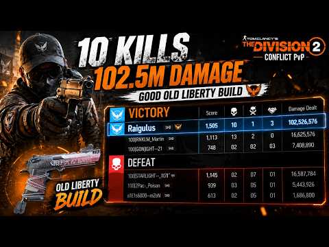 10 Kills & 102 Million Damage with the Liberty | The Division 2 Conflict PvP | Archive Clip thumbnail