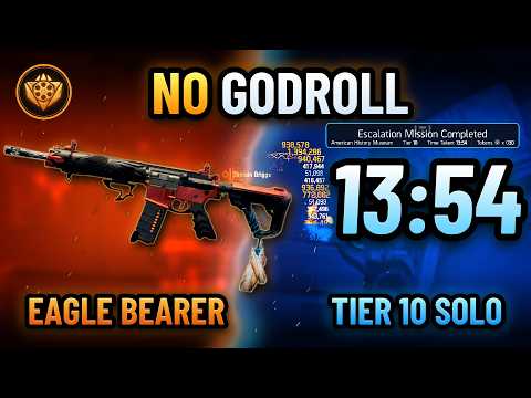 Video thumbnail: Can an Assault Rifle Clear Tier 10? Eagle Bearer 13. Can the Eagle Bearer handle a Tier 10 run? Watch this 13-minute clear to see how an assault rifle performs under pressure.  This s
