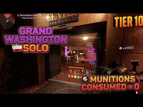 The Division 2 Grand Washington Hotel Solo Escalation | High-Quality Munitions Tier 10 [2026] thumbnail