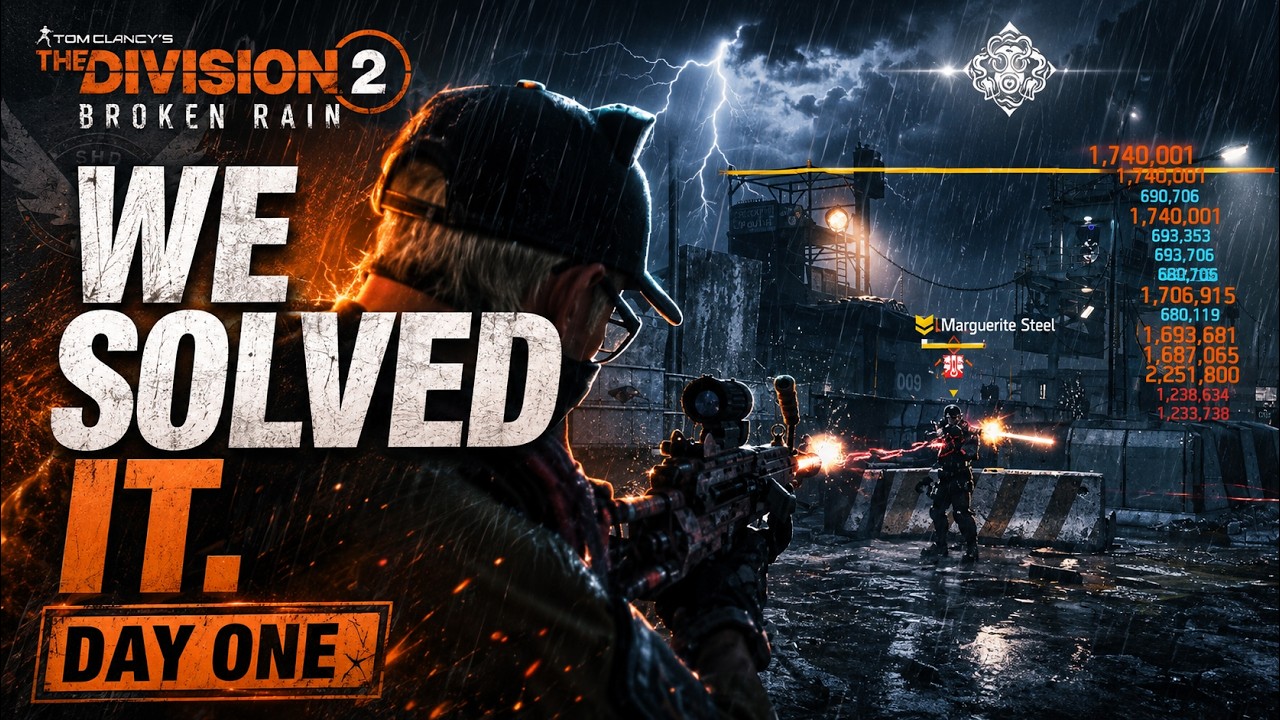 Video thumbnail: The Division 2 Walkthrough Hub. The Division 2 Broken Rain Incursion, raid clears, mission walkthroughs, legendary guides, manhunts, boss fights, and PvP videos by Raigulus